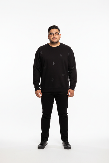 Tobe Hose I Pulli Crazyman - schwarz