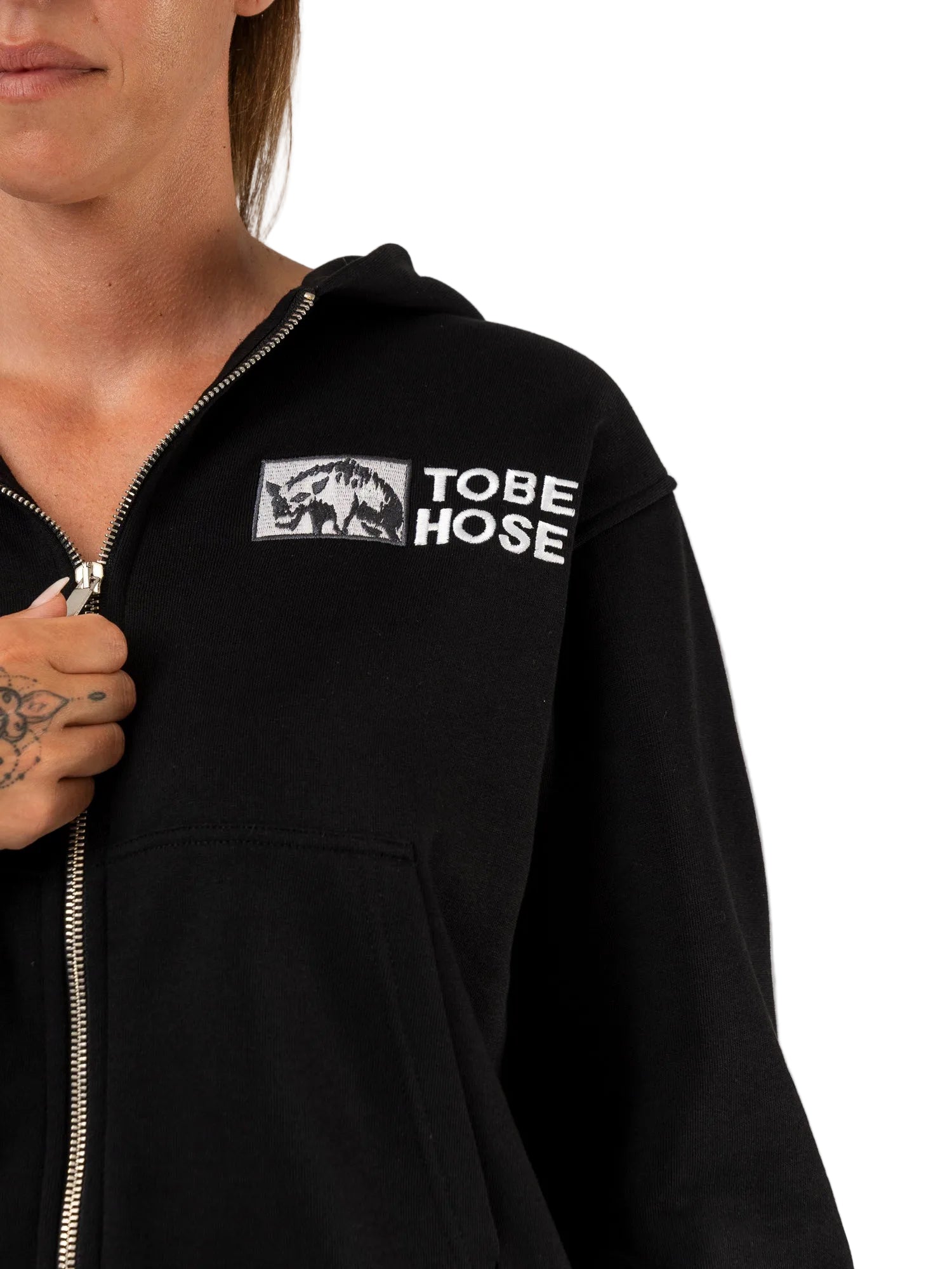 Tobe Hose | Frauen - Zip-Hoodie - Fels