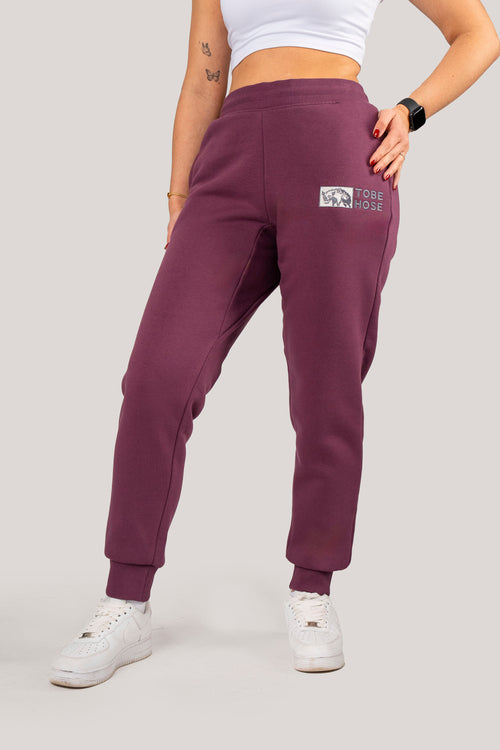 Tobe Hose | Damen - Pflaume - mit Bund