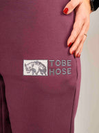 Tobe Hose | Damen - Pflaume - mit Bund