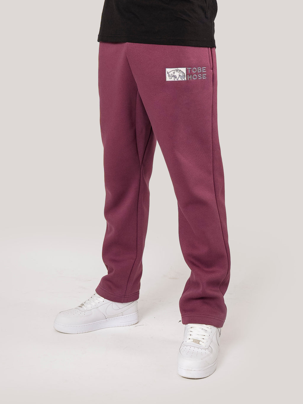 Tobe Hose | Herren - Pflaume - ohne Bund