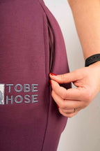 Tobe Hose | Damen - Pflaume - ohne Bund