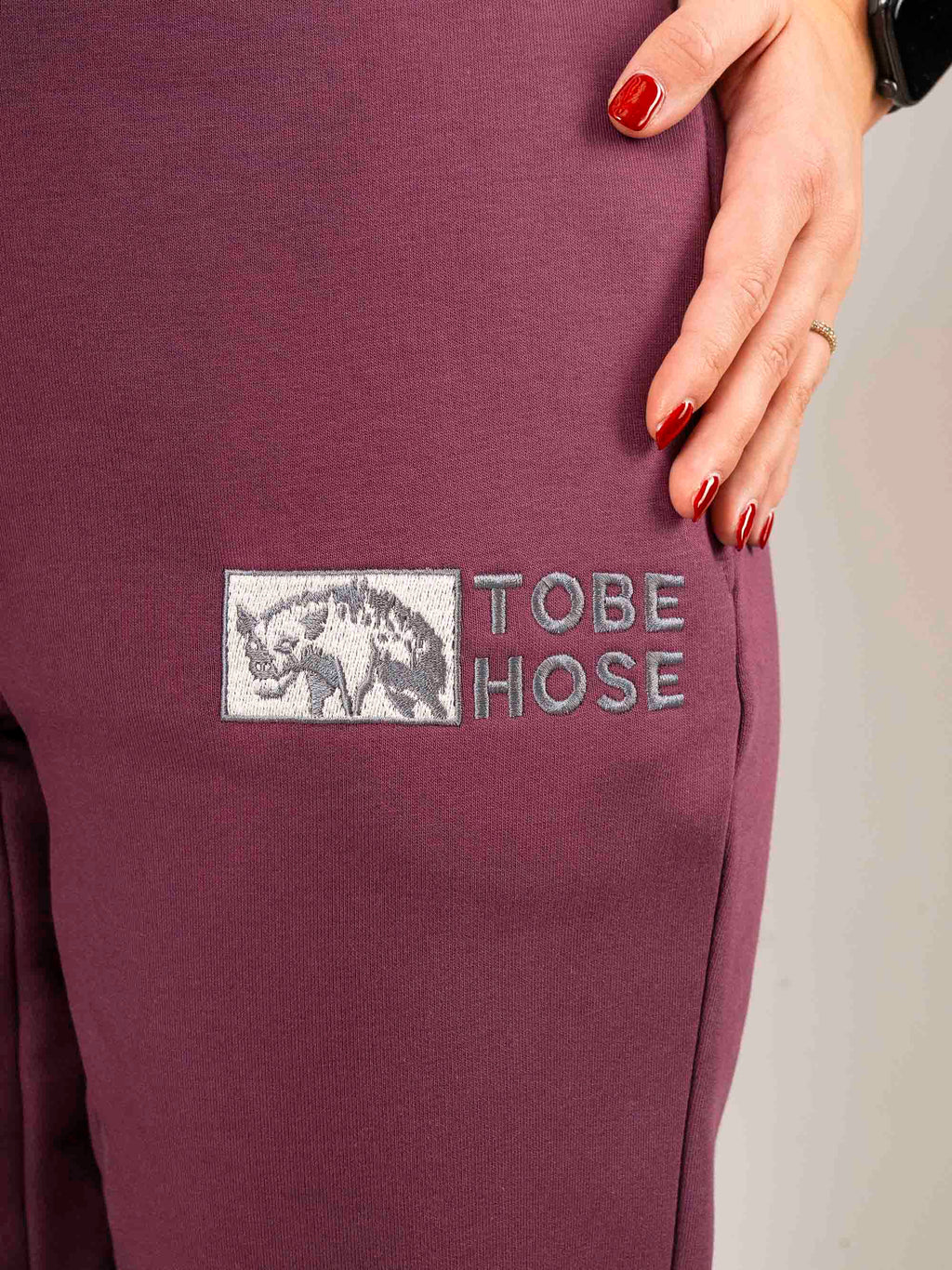 Tobe Hose | Damen - Pflaume - ohne Bund