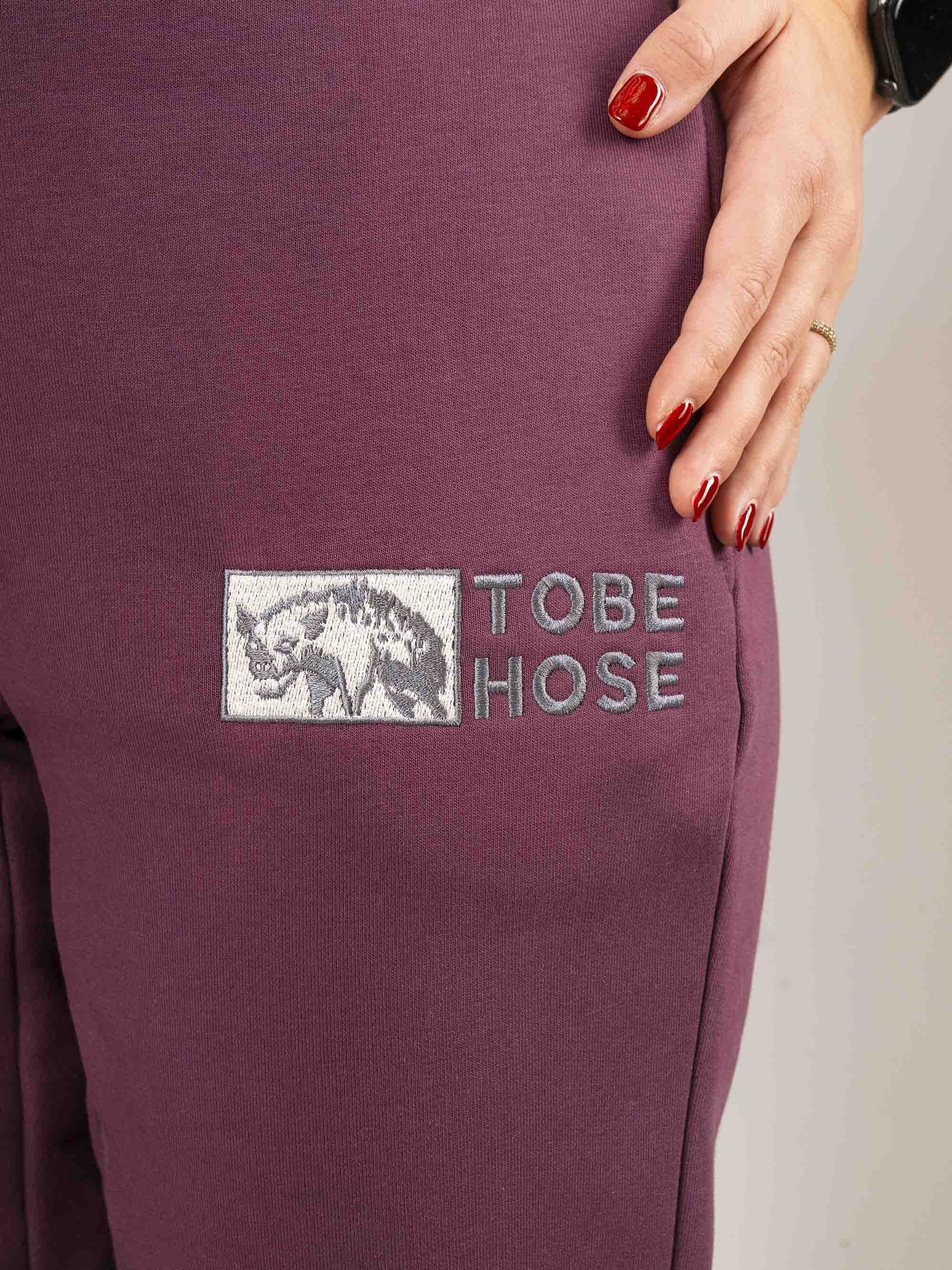 Tobe Hose | Damen - Pflaume - ohne Bund