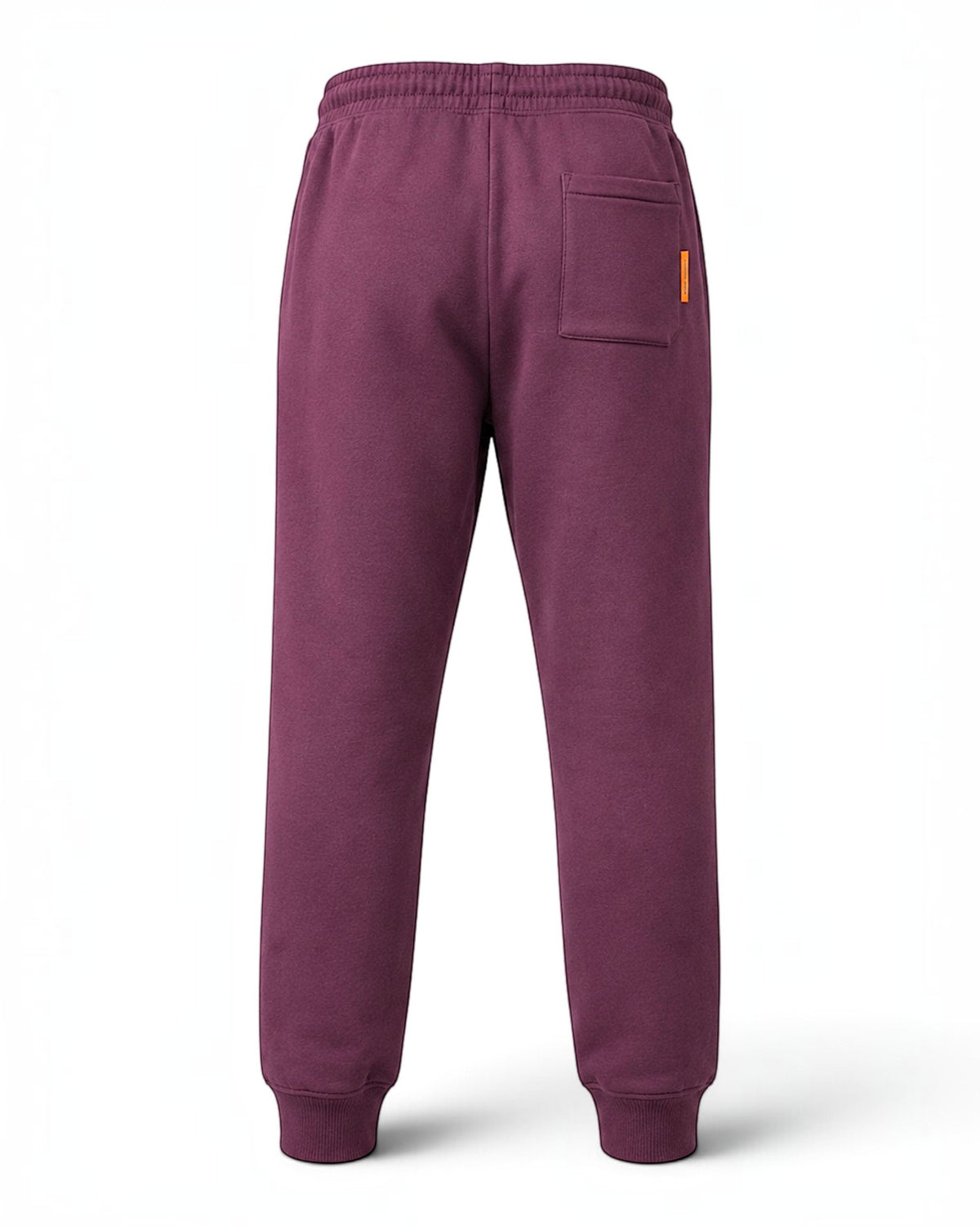 Tobe Hose Studio Damen-Jogginghose in Pflaume mit elastischem Bund und Gesäßtasche, Rückansicht