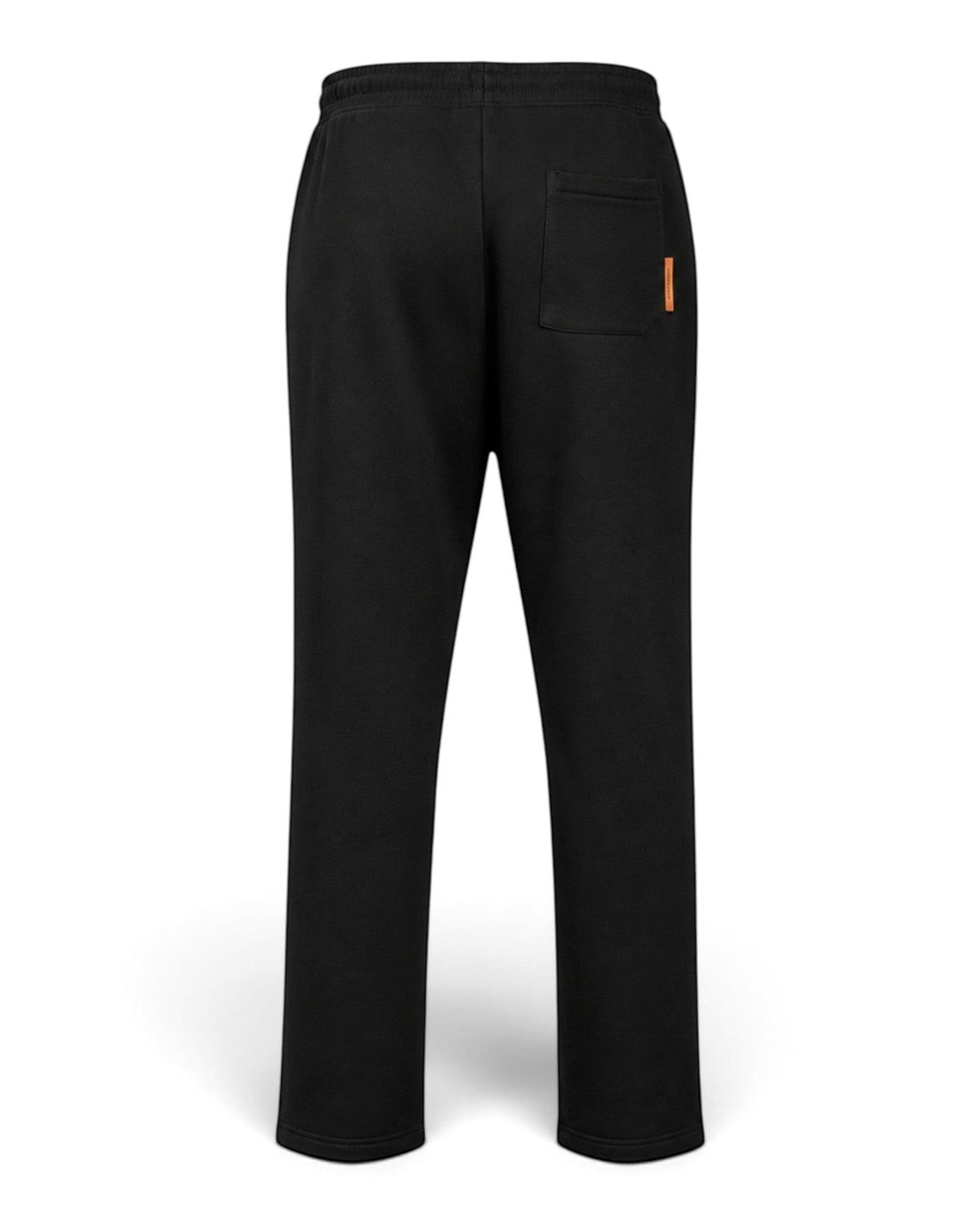 Tobe Hose Studio Damen-Jogginghose in Schwarz mit geradem Bein, Gesäßtasche und weichem Innenfutter
