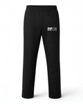 Schwarze Tobe Hose Studio Damen-Jogginghose aus dickem Stoff mit Hyänen-Logo Stickerei und geradem Beinabschluss