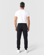 Tobe Hose Studio Herren-Jogginghose in Schwarz mit Gesäßtasche und elastischem Bund, Rückansicht
