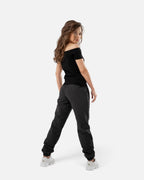 Tobe Hose Studio Damen Tobe Hose Luft in Schwarz aus robustem Nylon mit Reißverschlusstaschen und gesticktem Logo