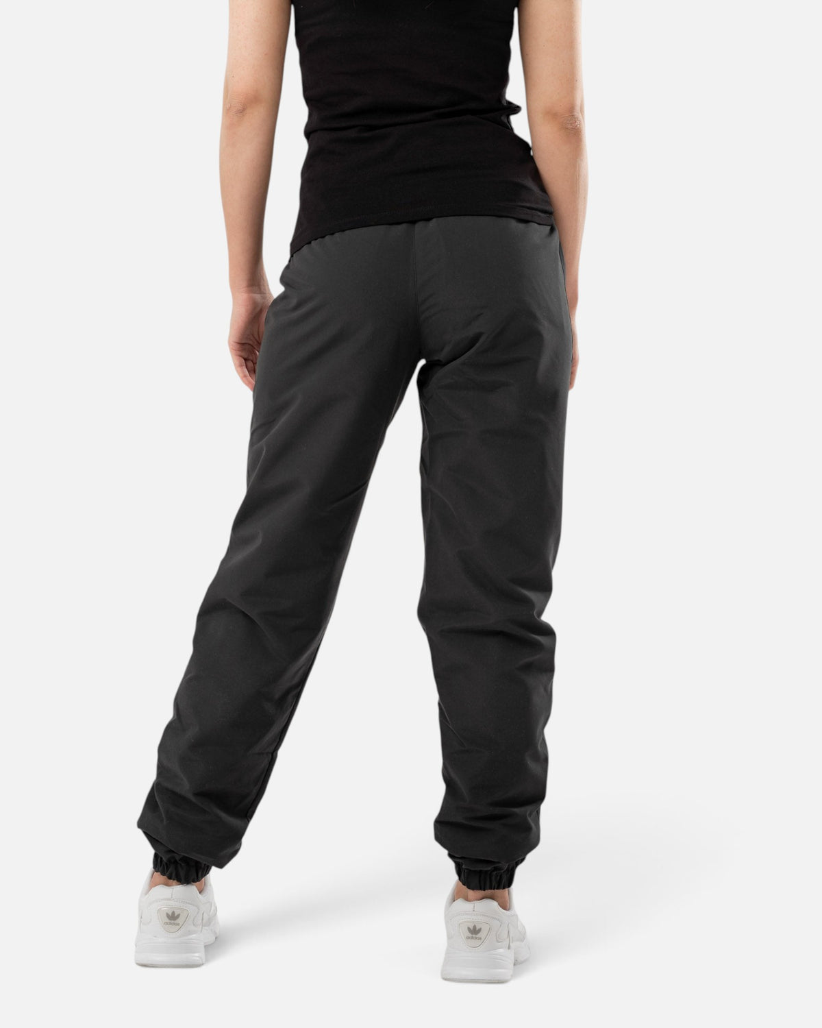 Tobe Hose Studio Damen Hose Luft in Schwarz aus robustem Nylon mit elastischen Bündchen, Rückansicht
