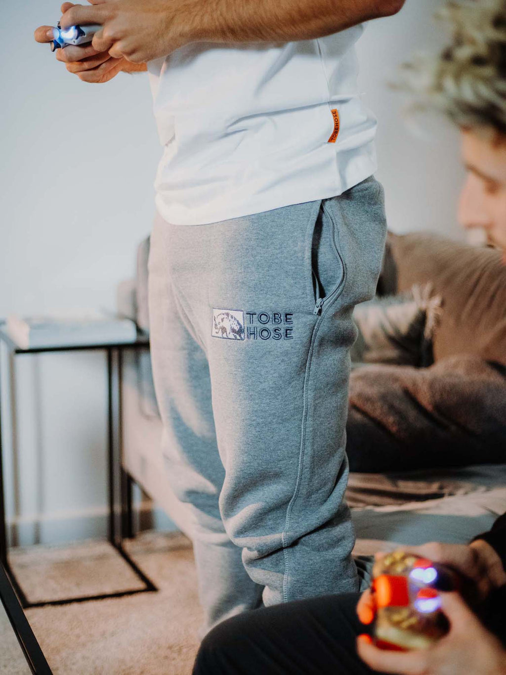 Tobe Hose | Baum Grau - Herren